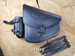 ODIN Blackline Side Bag Compatible With Harley Davidson Softail Limited