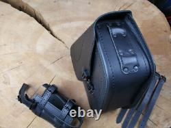 ODIN Blackline Side Bag Compatible With Harley Davidson Softail Limited