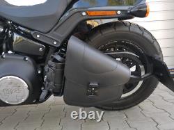 ODIN Blackline Side Bag Compatible With Harley Davidson Softail Limited