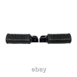 OEM Style Black Driver Footpegs for Harley-Davidson M8 Softail 18-25