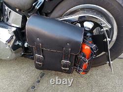 Orange Hulk Side Pocket Suitable for Harley Davidson Softail Fatboy