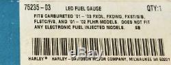 Original Harley Led Petrol Tank Fuel Gauge Display Softail Dyna Flhr
