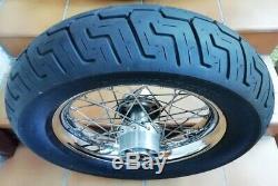 Pair Of Wheels Ball 16 'a Rays Av & Ar Harley Davidson Softail Deluxe
