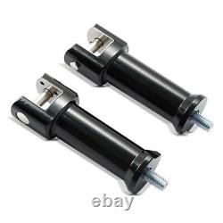 Passenger footrests + supports for Harley Davidson Softail Low Rider S / ST 2