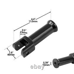 Passenger footrests + supports for Harley Davidson Softail Low Rider S / ST 2