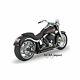 Pots Vance & Hines Shortshots Staggered Black Softail Hd 2012 To 2017