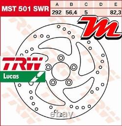 Rear Brake Disc TRW SWR Harley Davidson 1450 Heritage Softail Classic 00-03