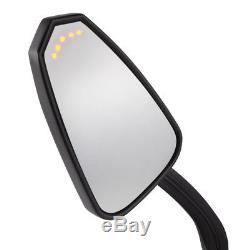 Rearview Mirror Black Led Flashing Arrow Panel For Harley-davidson Softail Deluxe