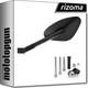 Rizoma Bs174b Left Side Mount Mirror For Harley-davidson Softail 2004