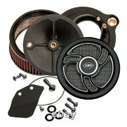 S & S Stealth Air Filter Torker Black F. Harley-davidson Softail/touring 18-20