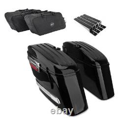 SC6 Luggage Set + Interior Bags Compatible with Harley Davidson Softail Fat Bob