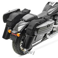 SC6 Luggage Set + Interior Bags Compatible with Harley Davidson Softail Fat Bob