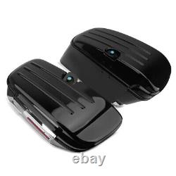 SC6 Luggage Set + Interior Bags Compatible with Harley Davidson Softail Fat Bob