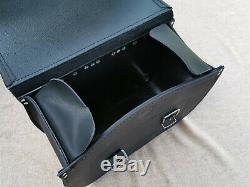 Saddle Bags Motorcycle Apollo Black Harley Davidson Fatboy Softail Heritage