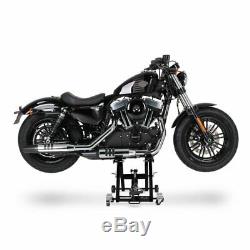 Scissors Motorcycle Jack XL For Harley Davidson Softail Low Rider Black Raises