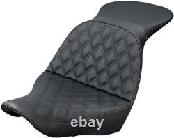 Seat Explore Ls Two-up Lattice Black Harley Davidson Abs Softail Flsb Spor