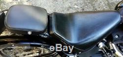 Seat Solo The Péra Bare Bone & Removable Pouf For Harley Davidson Softail