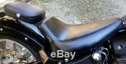 Seat Solo The Péra Bare Bone & Removable Pouf For Harley Davidson Softail