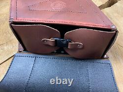 Side Pocket Odin Red-Brown from Orletanos Compatible with Harley Davidson Softail
