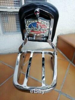 Sissy Bar + Complete Door Removable Luggage Harley Davidson Softail