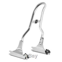 Sissy Bar Csm + Luggage Rack For Harley-davidson Softail 07-17 Stainless Steel