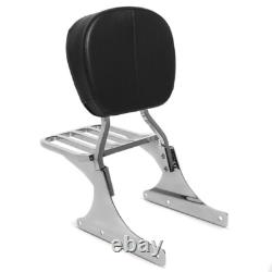 Sissy Bar + Luggage Rack for Harley Davidson Softail 1988-2006 Chrome