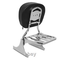 Sissy Bar + Luggage Rack for Harley Davidson Softail 1988-2006 Chrome