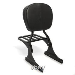 Sissy Bar + Luggage Rack for Harley Davidson Softail Standard 99-05 Black