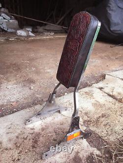 Sissy bar Harley Davidson 70's Eagle Wings in chrome FXR Softail Custom bike