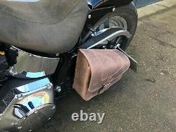 Soft Garlic Fatboy Hd Odin Brown Braun Oscillation Bag Harley Davidson Frame Leather