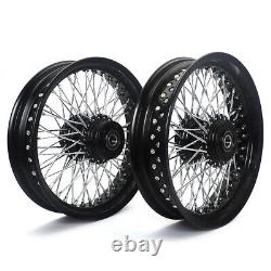 Softail Heritage Fatboy 16x3.5 Wheels 72 Spokes Front Rear for Harley