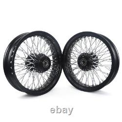 Softail Heritage Fatboy 16x3.5 Wheels 72 Spokes Front Rear for Harley