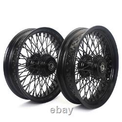 Softail Heritage Fatboy 16x3.5 Wheels 72 Spokes Front Rear for Harley