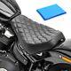 Solo Gel Seat / Single Seat For Harley Davidson Softail Street Bob / Standard 18