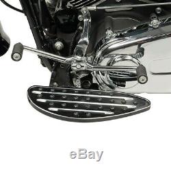 Steps Aluminum Harley Davidson Touring And Softail 86-20 Black