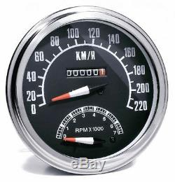 Tachometer + 11 For Harley-davidson Softail Bike Dash