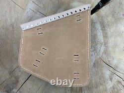 This Light Brown Odin Saddlebag Fits Harley Davidson Softail Swingarm