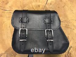 Zeus Black Bags + XL Support Suitable for Harley Davidson Softail 2017