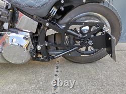 Zeus Black Bags + XL Support Suitable for Harley Davidson Softail 2017