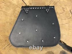 Zeus Black Bags + XL Support Suitable for Harley Davidson Softail 2017