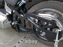 Zeus Black Bags + XL Support Suitable for Harley Davidson Softail 2017