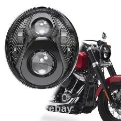 1 pièce Phare LED proche et lointain Pour Harley Davidson Softail Breakout 2018+