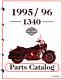 1995 & 1996 Harley-davidson 1340 Modèles Parts Manuel Catalogue Flt Softail
