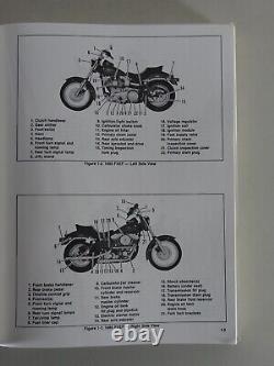 Atelier Manual Harley Davidson Softail Models 1985 1988 A Partir De 07/1987