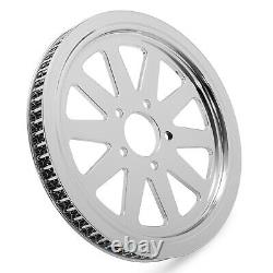 Chrome Poulies Pulley 66TH 1 pr Harley Softail FLST FLS FXSTD 07-11 Dyna 07-17