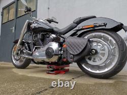 Diablo Silver Édition Sacoche Oscillant Convient pour Harley Davidson Softail