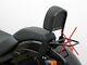 Dossier Passager Noir Pour Harley Davidson Softail Black Line Fls Slim