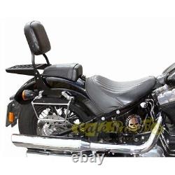 Dossier Sissy BAR pour Harley Davidson Softail Slim (12-17) Monocoque 11-13