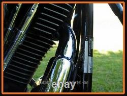 Échappement Collecteur Pour Harley Davidson Softail Modèle Court Tirer 1986-2006