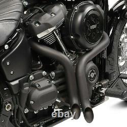 Echappement pour Harley-Davidson Softail 18-21 Drag Pipe pot de silencieux noir
